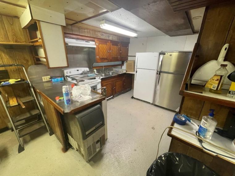 The galley aboard the Nikola